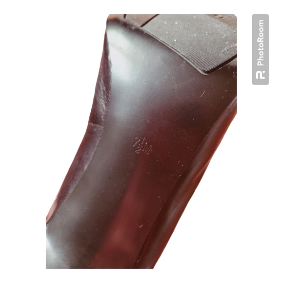 NWOT Marc Fisher Nappa Leather Black Marigolo Heels - Picture 6 of 7